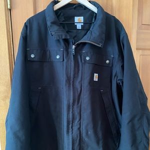 Worn one time! Black XL Carhartt jacket.